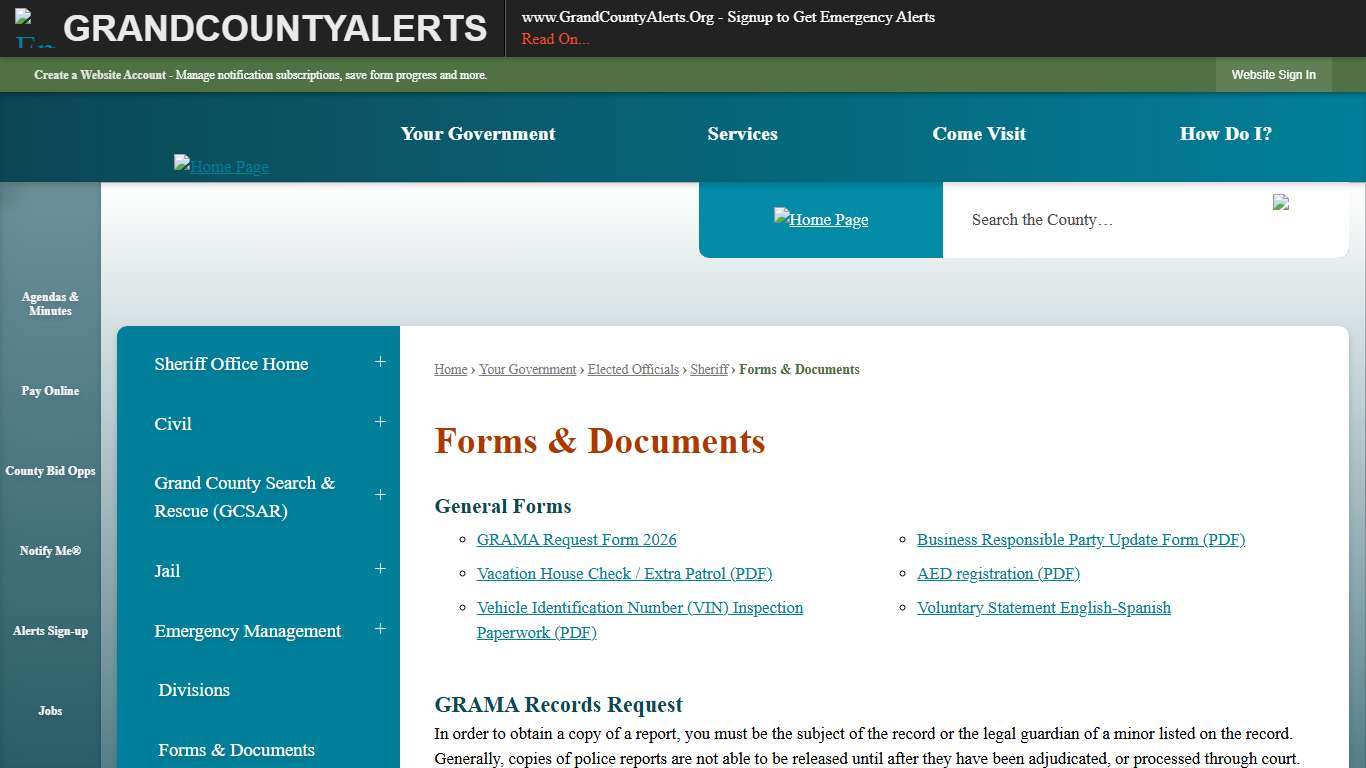 Forms & Documents Grand County, UT - Official Website